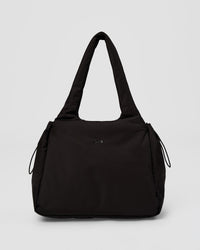 Puffer Tote Bag - Black | Thumbnail Index: 2