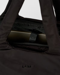 Puffer Tote Bag - Black | Thumbnail Index: 1