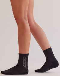 Rally Quarter Socks 3 Pack Box - White-Black-Marshmallow | Thumbnail Index: 2