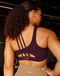 Woman wearing Galvanise Sports Bra 2.0 - Cherry Lacquer | Model:Tarnie | Size:S | Thumbnail Index: 1