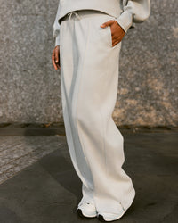 Woman wearing MVP Wide Leg Track Pant - Digital Mist| Model:Tomi | Size:S | Thumbnail Index: 3