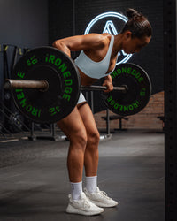 Woman wearing Stamina Sports Bra - Skyride | Size:S | Thumbnail Index: 5