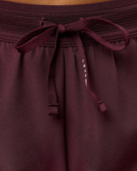 Woman wearing Accelerate 3" Mid-Rise Running Short - Cherry Lacquer-| Model:Bianca| Size:S | | Thumbnail Index: 7
