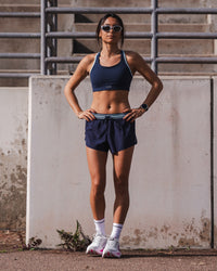 Accelerate 3" Mid-Rise Running Short - Future Navy-Baltic Sea | Thumbnail Index: 5