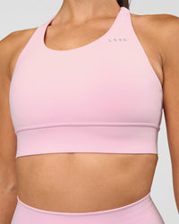 Woman wearing Accelerate Sports Bra - Marshmallow | Set:true | Angle:closeup | Model:Rhiley | Size:S | Thumbnail Index: 3