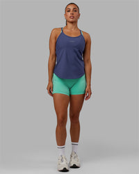 Woman wearing Agility Active Tank - Future Dusk | Thumbnail Index: 5