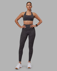 Woman wearing Aspire Sports Bra - Dark Storm Wash | Model:Rhiley | Size:S | Thumbnail Index: 5