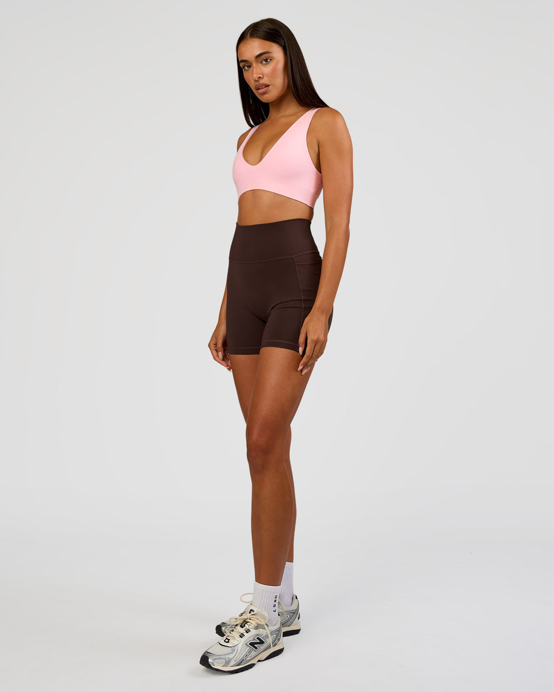 Bend &amp; FLX Plunge Sports Bra - Marshmallow - view 6