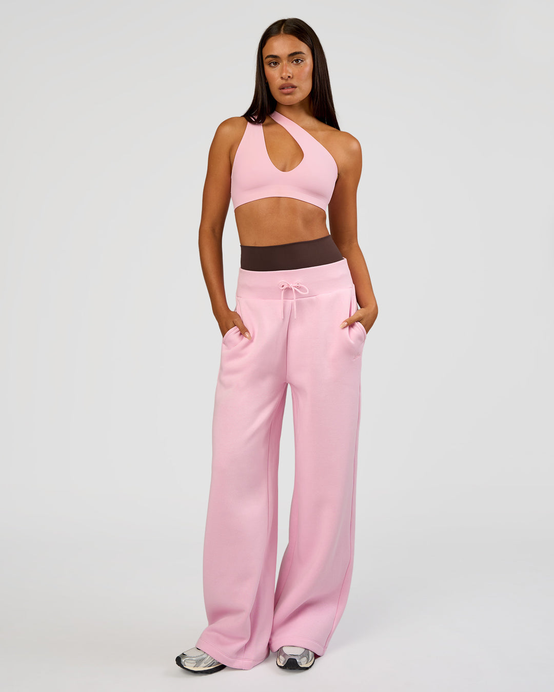 Bend &amp; FLX Plunge Sports Bra - Marshmallow - view 4
