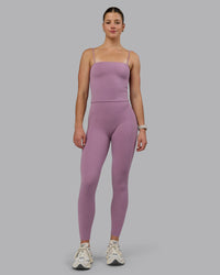 Woman wearing Blaze Ultra High-Rise Full Length Legging - Grape | Thumbnail Index: 7