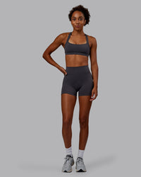 Woman wearing Bree Masters Velocity Sports Bra - Stormy | Thumbnail Index: 7