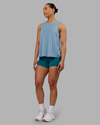 Woman wearing Breeze Training Tank - Glacier Lake | Model:Ayla | Size:S | Thumbnail Index: 2