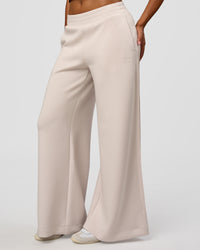 Woman wearing CF Elevate SoftTouch Pintuck Wide Leg Pant - Hot Chocolate | Model:Jordan | Size:S | Thumbnail Index: 5