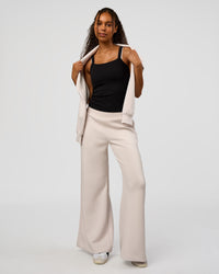 Woman wearing CF Elevate SoftTouch Pintuck Wide Leg Pant - Hot Chocolate | Model:Jordan | Size:S | Thumbnail Index: 7