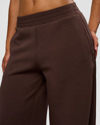 Woman wearing CF Elevate SoftTouch Pintuck Wide Leg Pant - Hot Chocolate | Model:Jordan | Size:S | Thumbnail Index: 7
