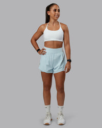 Woman wearing Challenger 3" Lined Performance Short in Skyride | Size:S | Model:Tylah | Thumbnail Index: 2