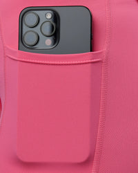 Woman wearing Challenger 3" Lined Performance Shorts in Pink Lemonade | Size:S | Thumbnail Index: 4