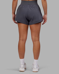 Woman wearing Challenger 3" Lined Performance Short - Dark Storm | Model:Ayla | Size:S | Thumbnail Index: 3