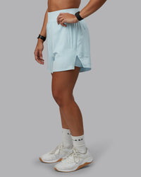 Woman wearing Challenger 5" Lined Performance Short in Skyride | Size:S | Model:Tylah | Thumbnail Index: 1