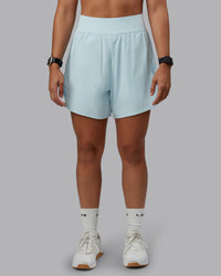Woman wearing Challenger 5" Lined Performance Short in Skyride | Size:S | Model:Tylah | Thumbnail Index: 6