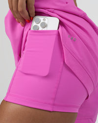 Woman wearing Challenger 5" Lined Performance Short - Ultra Fuchsia | Model:Abbey | Size:S | Thumbnail Index: 1