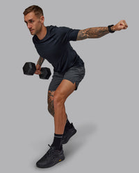 Man wearing Challenger 6" Performance Short in Dark Storm | Size:S | Thumbnail Index: 1