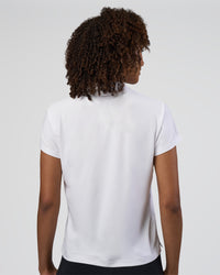 Woman wearing Drive Polo - White | Model:Tomi | Size:S | Thumbnail Index: 3