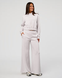 Woman wearing Elevate SoftTouch Cropped Full Zip Jacket - Clay | Model:Bianca | Size:S | Thumbnail Index: 1