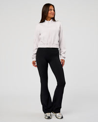 Woman wearing Elevate SoftTouch Cropped Full Zip Jacket - Clay | Model:Bianca | Size:S | Thumbnail Index: 5