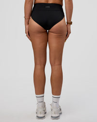 Woman wearing Elevate Sprinting Brief - Black | Model:Bree | Size:S | Thumbnail Index: 3
