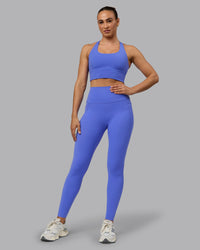 Woman wearing Elixir Ultra High-Rise Full Length Legging Pockets - Baja Blue | Thumbnail Index: 4