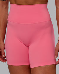 Woman wearing Elixir Ultra High-Rise 6" Short - Pink Lemonade | Size:S | Thumbnail Index: 2