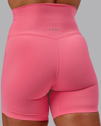 Woman wearing Elixir Ultra High-Rise 6" Short - Pink Lemonade | Size:S | Thumbnail Index: 7