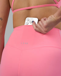 Woman wearing Elixir Ultra High-Rise 4" Short - Candy Pink | Model:Phoebe | Size:S | Thumbnail Index: 6
