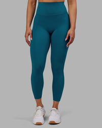 Woman wearing Elixir Ultra High-Rise 7/8 Legging - Blue Coral | Model:Ayla | Size:S | Thumbnail Index: 6
