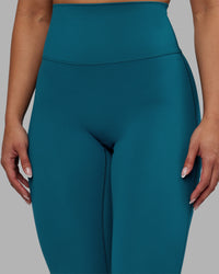 Woman wearing Elixir Ultra High-Rise 7/8 Legging - Blue Coral | Model:Ayla | Size:S | Thumbnail Index: 3