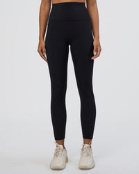 Woman wearing Elixir Ultra High-Rise 7/8 Legging Pockets - Black | Model:Ruby | Size:S | Thumbnail Index: 5
