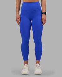 Woman wearing Elixir Ultra High-Rise 7/8 Legging Pockets - Power Cobalt | Model:Keisha | Size:S | Thumbnail Index: 6