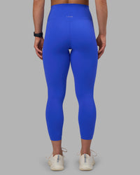 Woman wearing Elixir Ultra High-Rise 7/8 Legging - Power Cobalt | Model:Keisha | Size:S | Thumbnail Index: 3