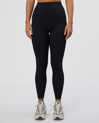 Woman wearing Elixir Ultra High-Rise Full Length Legging - Black | Model:Amity | Size:S | Thumbnail Index: 5