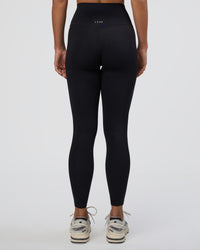 Woman wearing Elixir Ultra High-Rise Full Length Legging - Black | Model:Amity | Size:S | Thumbnail Index: 6
