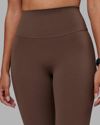 Woman wearing Elixir Ultra High-Rise Full Length Legging - Chocolate Martini | Model:Rhiley | Size:S | Thumbnail Index: 6