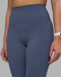 Woman wearing Elixir Ultra High-Rise Full Length Legging - Night Shadow | Model:Phoebe | Size:S | Thumbnail Index: 2