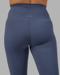 Woman wearing Elixir Ultra High-Rise Full Length Legging - Night Shadow | Model:Phoebe | Size:S | Thumbnail Index: 7