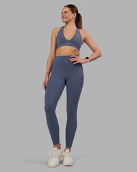 Woman wearing Elixir Ultra High-Rise Full Length Legging Pockets - Night Shadow | Model:Phoebe | Size:S | Thumbnail Index: 2