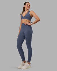 Woman wearing Elixir Ultra High-Rise Full Length Legging Pockets - Night Shadow | Model:Phoebe | Size:S | Thumbnail Index: 7