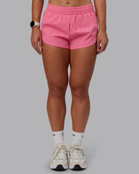 Woman wearing Energy 1.8" Training Short - Pink Lemonade | Model:Lyss | Size:S | Thumbnail Index: 2