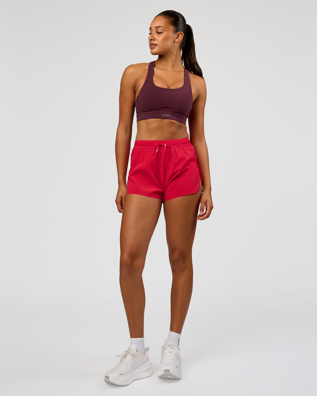 Fast-Track Sports Bra - Cherry Lacquer - view 5