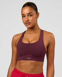 Fast-Track Sports Bra - Cherry Lacquer | Thumbnail Index: 9