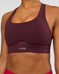 Fast-Track Sports Bra - Cherry Lacquer | Thumbnail Index: 8